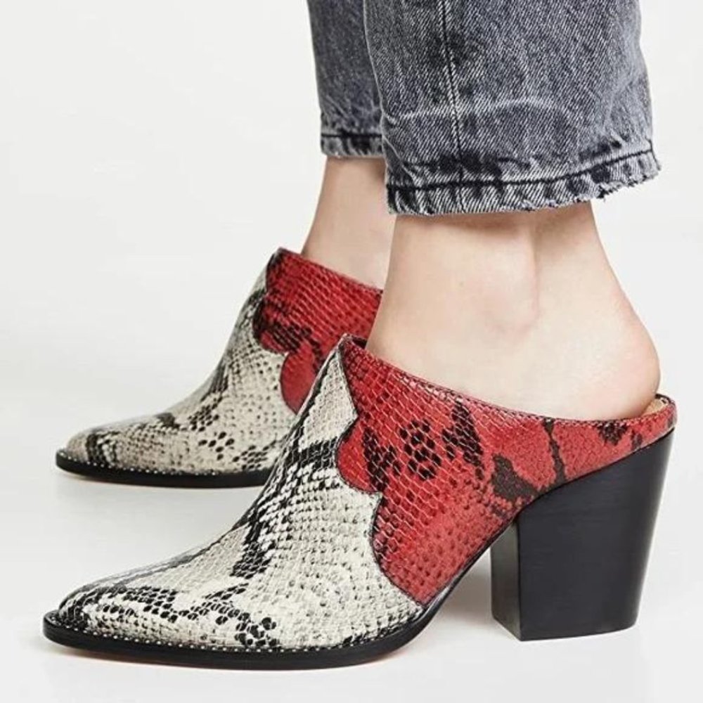 Schutz - Destiny Western Mules (NWT)